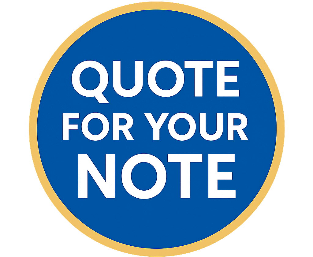 Quote For Your Note
